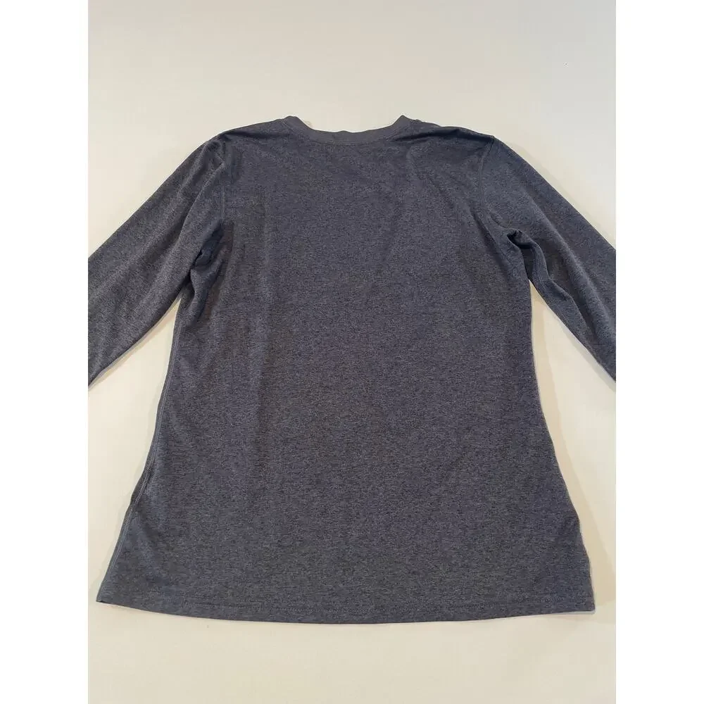 Nike Size M Gray Long Sleeve Top